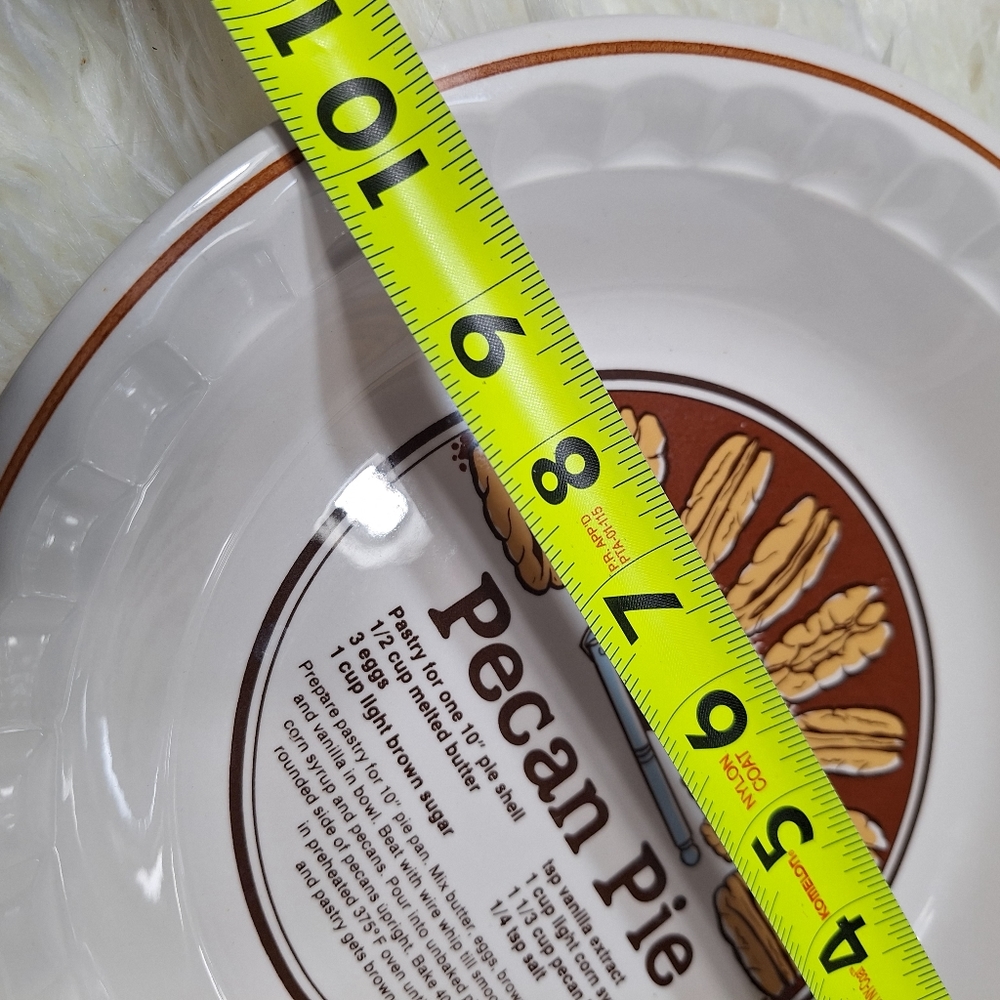 Sunnycraft Pecan Pie Plate - Picture 2 of 9